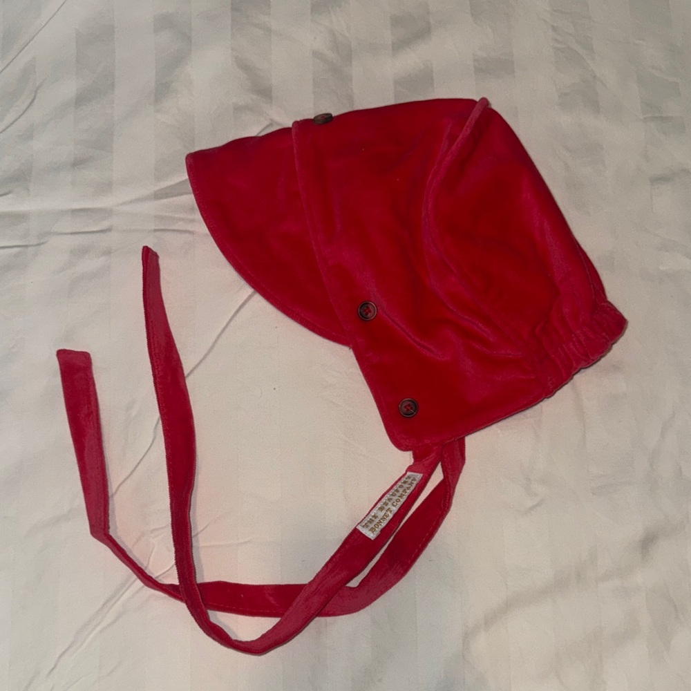Red Kids Bonnet